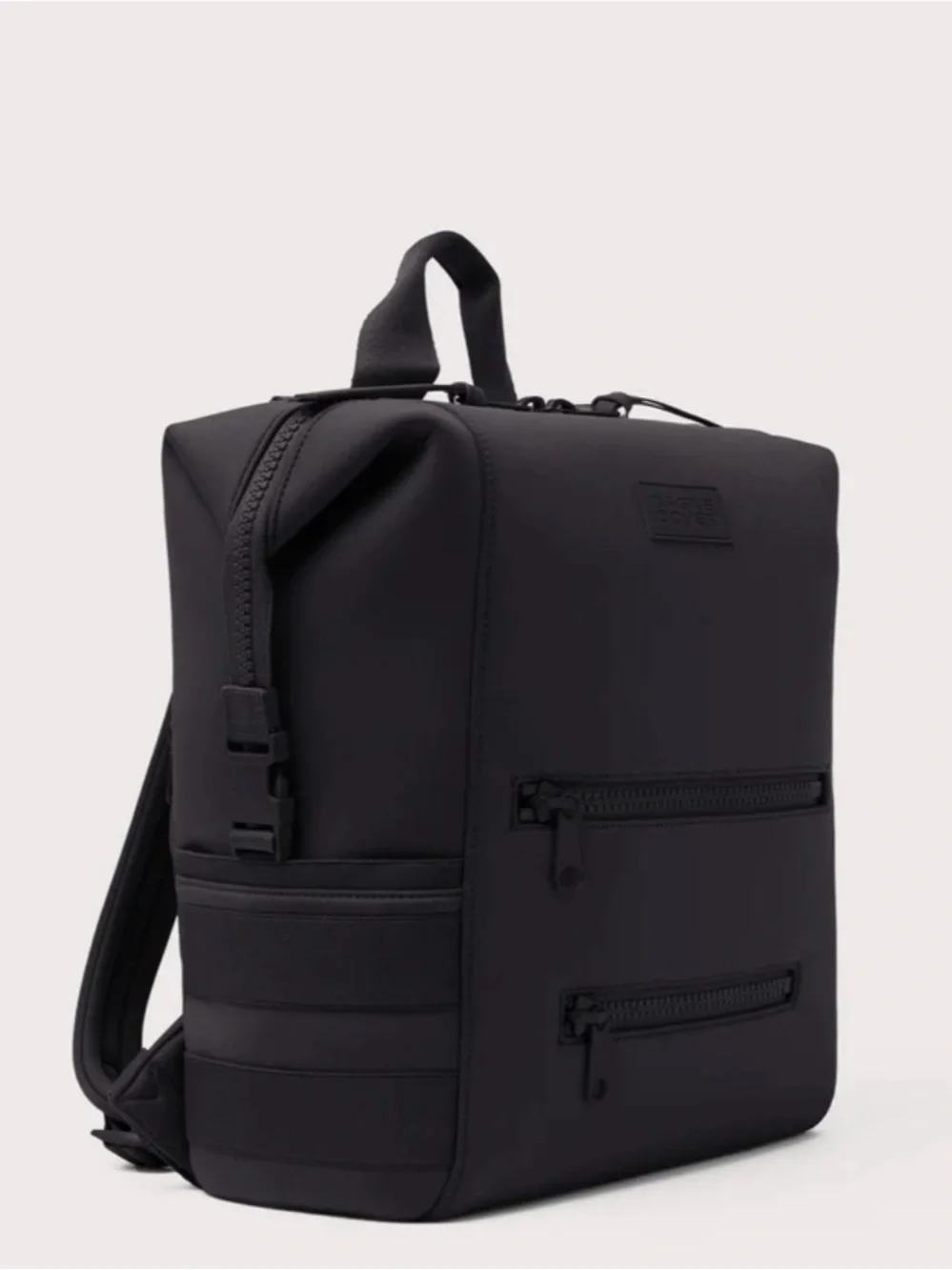 Dagne Dover Black Indi Neoprene Diaper Backpack